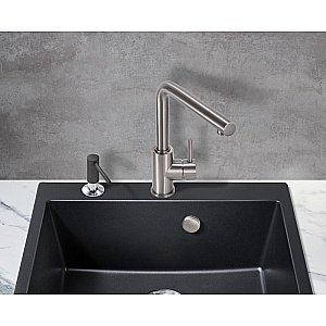 Смеситель для кухни Milacio Ultra MCU.555.GM вороненая сталь купить в интернет-магазине сантехники Sanbest