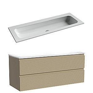 Тумба с раковиной Sancos FOLK FL120CP/CN7016wx 120 капучино для ванной в интернет-магазине Sanbest