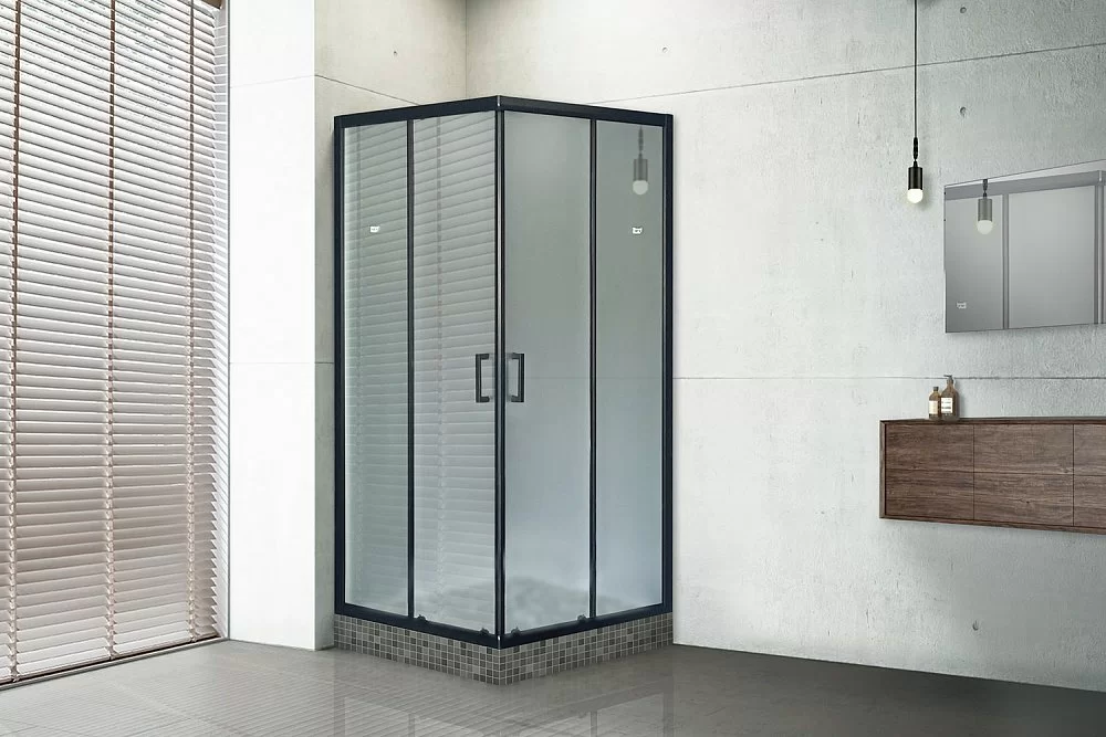 Душевой уголок Royal Bath RB12115HPD-C-BL 115х120 матовый купить в интернет-магазине Sanbest