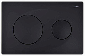 Кнопка для инсталляции Azario AZ-8200-0013/P40-0190-0025 черная матовая купить в интернет-магазине сантехники Sanbest