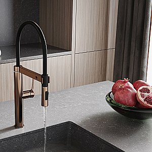 Смеситель для кухни WasserKraft A8897 сенсорный, розовое золото купить в интернет-магазине сантехники Sanbest