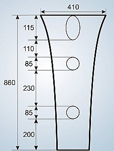 Раковина напольная Gid Autonomo 41 Nb132 81113 белая купить в интернет-магазине Sanbest