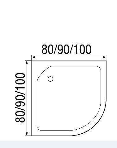 Душевая кабина River Nara Light 15 100x100 МТ купить в интернет-магазине Sanbest