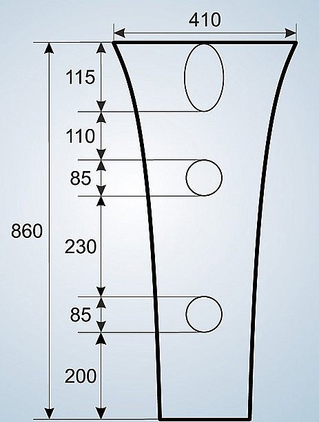 Раковина напольная Gid Autonomo 41 Nb132 81113 белая купить в интернет-магазине Sanbest