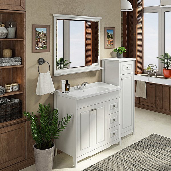 Тумба с раковиной Comforty Тбилиси 90 для ванной в интернет-магазине Sanbest