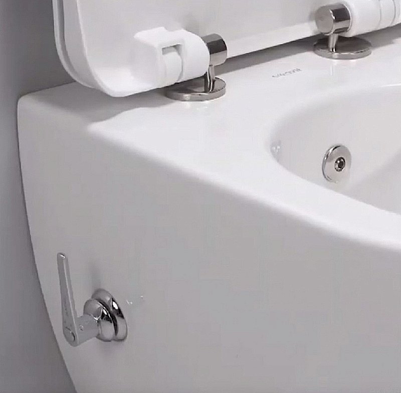 Унитаз подвесной с функцией биде CREAVIT FREE FE320-34CB00E белый купить в интернет-магазине Sanbest