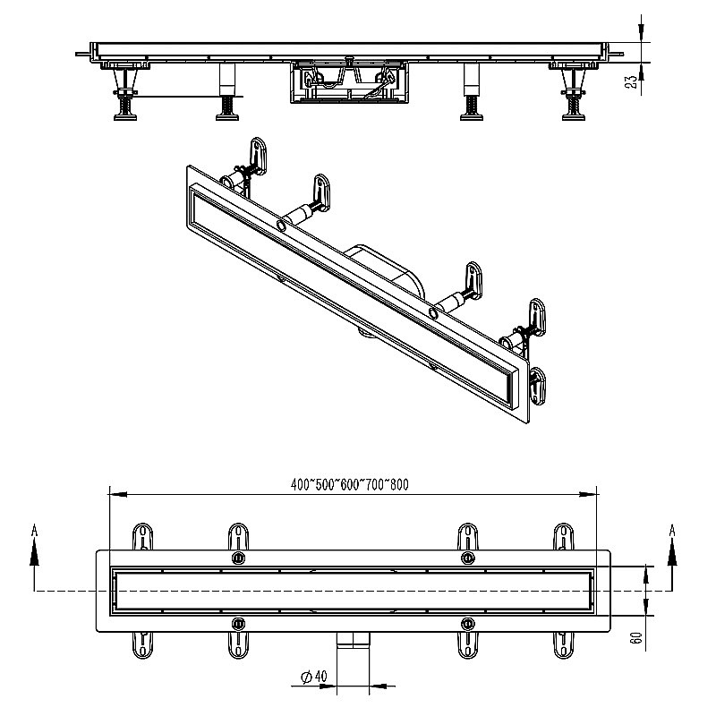 Инсталляция для унитаза Azario AZ-8010-1000 купить в интернет-магазине сантехники Sanbest