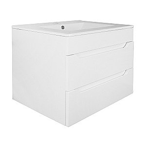 Тумба с раковиной подвесная Loranto Аврора CS00105305 60 раковина Monte NEO 60, белая для ванной в интернет-магазине Sanbest