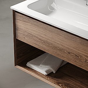 Тумба с раковиной Sancos Marmi 1.0 MR1.080ECH дуб чарльстон для ванной в интернет-магазине Sanbest