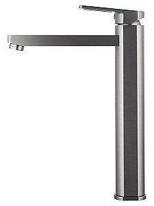 Смеситель для раковины высокий WONZON & WOGHAND FRAME, Темный графит (WW-88239010-BGM) купить в интернет-магазине сантехники Sanbest