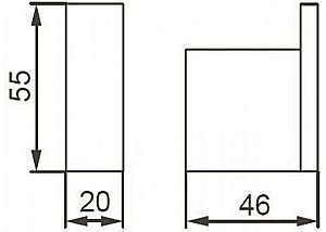 Крючок Aquanet 5682MB купить в интернет-магазине сантехники Sanbest