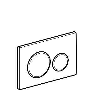Кнопка для инсталляции Geberit Sigma 20 115.882.16.1 черный купить в интернет-магазине сантехники Sanbest