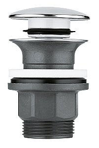 Донный клапан для раковины Grohe 40824000 хром купить в интернет-магазине сантехники Sanbest