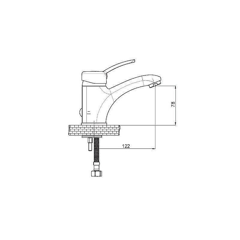 Смеситель для раковины GPD Primula MLB175 купить в интернет-магазине сантехники Sanbest