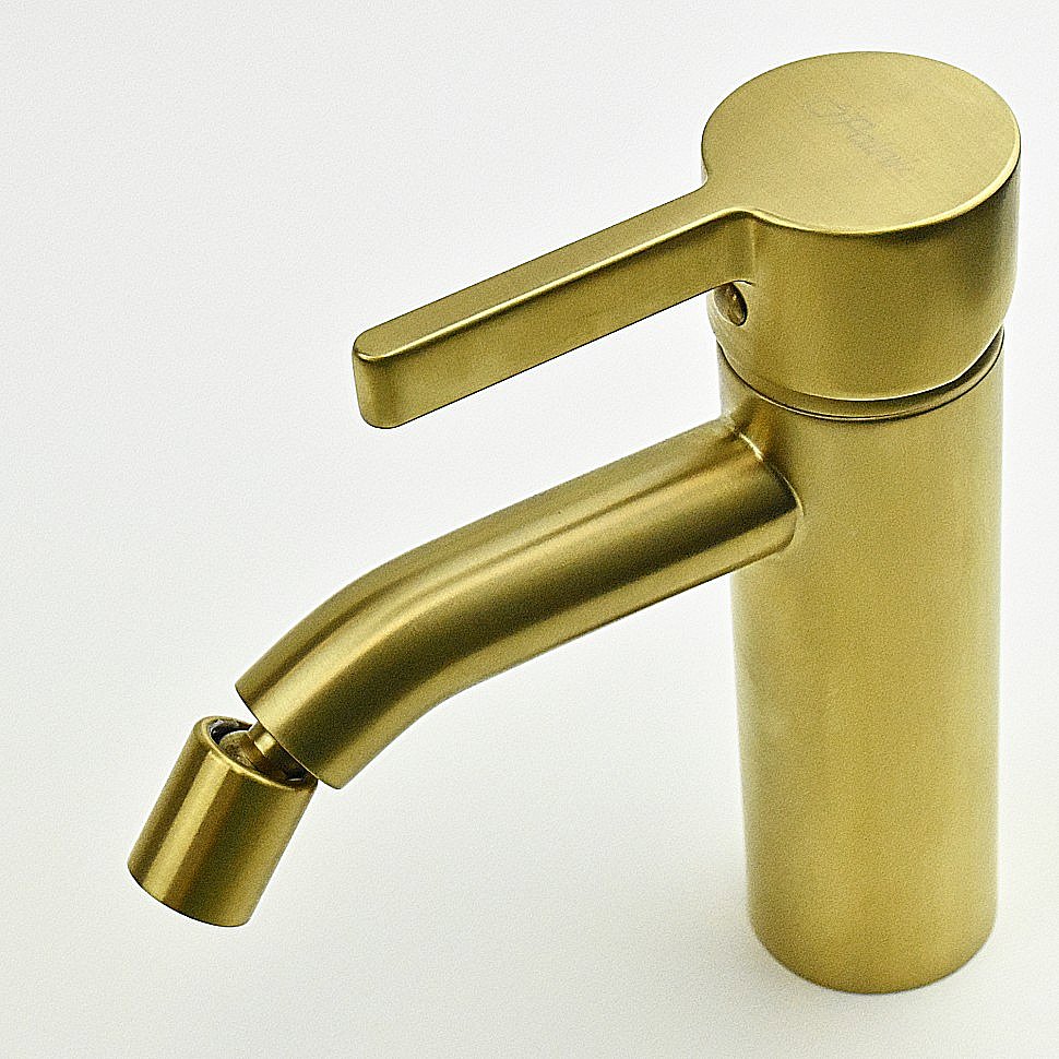 Смеситель для биде PAINI Brera 74PJ304 золото матовое купить в интернет-магазине сантехники Sanbest