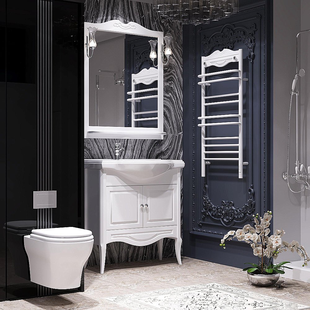 Унитаз подвесной Опадирис Кантара OS74711 белый, безободковый, с крышкой микролифт купить в интернет-магазине Sanbest