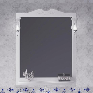 Зеркало Опадирис Валери 85 00-00007039 белый матовый в ванную от интернет-магазине сантехники Sanbest