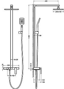 Душевая система Timo Torne SX-4310/00 хром купить в интернет-магазине сантехники Sanbest