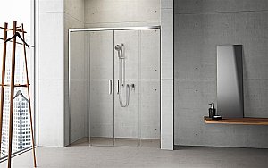 Душевая дверь Radaway Idea 8 DWD 160 стекло прозрачное/профиль хром купить в интернет-магазине Sanbest