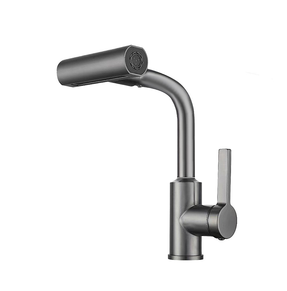 Смеситель для кухни Rush Tinos TI3732-17Grey графит купить в интернет-магазине сантехники Sanbest