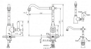 Смеситель для кухни BRAVAT Art F775109G-1 купить в интернет-магазине сантехники Sanbest