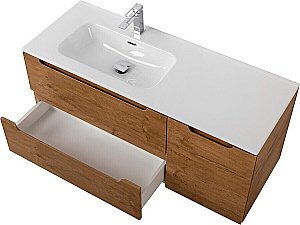 Тумба с раковиной BelBagno ETNA-1000-2C-1A-SO-RN-L/R Rovere Nature для ванной в интернет-магазине Sanbest