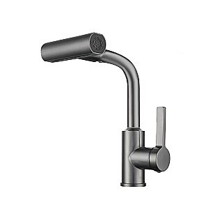 Смеситель для кухни Rush Tinos TI3732-17Grey графит купить в интернет-магазине сантехники Sanbest