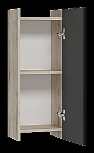 Шкаф подвесной Misty Поло 30 О-Пол08030-014По Антрацит / Дуб Галифакс белый для ванной в интернет-магазине сантехники Sanbest