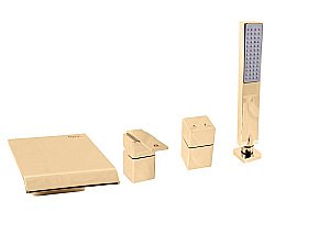 Смеситель на борт ванны RAV-Slezak LOIRA LR573.5PZ золото купить в интернет-магазине сантехники Sanbest