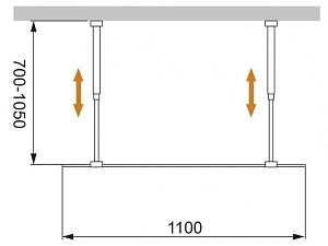 ƒушевое ограждение Cezares LIBERTA L-2 110x195 купить в интернет-магазине Sanbest