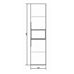 Пенал Comforty Штутгарт 40 для ванной в интернет-магазине сантехники Sanbest