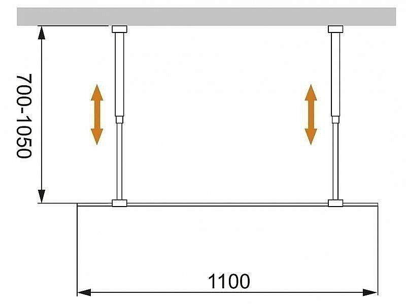 Душевое ограждение Cezares LIBERTA L-2 110x195 купить в интернет-магазине Sanbest