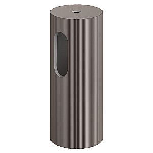 Раковина с пьедесталом Armadi Art SOLE Corian 40 черный мрамор/DELMAR купить в интернет-магазине Sanbest