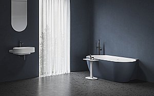 Смеситель для ванны Ravak Espirit X070501 черный матовый купить в интернет-магазине сантехники Sanbest