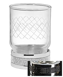 Стакан Boheme Royal Cristal 10931-CR-B хром купить в интернет-магазине сантехники Sanbest