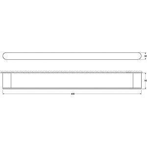 Полотенцедержатель Artwelle Schwarz 60 7712 черный матовый купить в интернет-магазине сантехники Sanbest