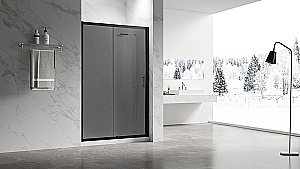 Душевая дверь Veconi Vianno VN55BT-150-05-C8 150 стекло тонированное/профиль черный матовый купить в интернет-магазине Sanbest