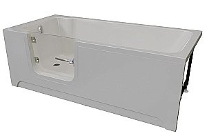 Ванна акриловая Радомир Грасс 2 168х80 базовая, белая купить в интернет-магазине Sanbest