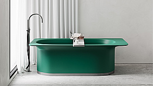 Полка для ванны Salini GABBIANO 1906201M 90 белая матовая купить в интернет-магазине сантехники Sanbest