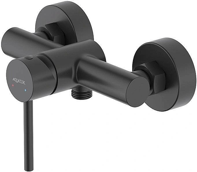 Смеситель для душа Aquatek Европа AQ1360MB черный матовый купить в интернет-магазине сантехники Sanbest