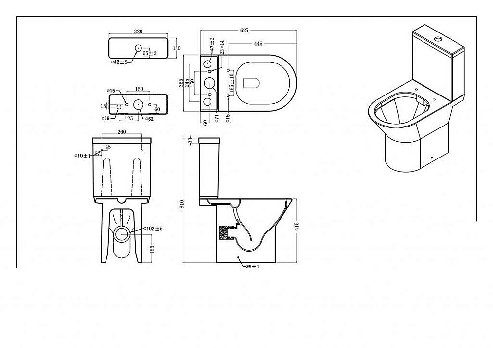 Унитаз-компакт Bravat Cena CX21206UW безободковый, с бачком, с крышкой микролифт купить в интернет-магазине Sanbest