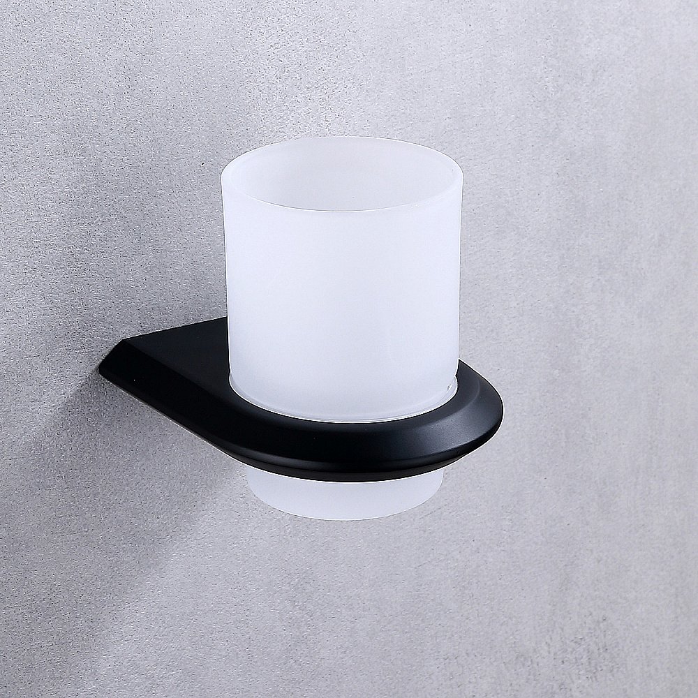 Стакан для зубных щеток Abber NORDAA1556B черный матовый купить в интернет-магазине сантехники Sanbest