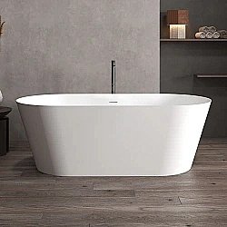 Ванна ABBER Stein AS9626 160x70 белая матовая купить в интернет-магазине Sanbest