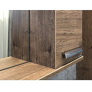 Зеркало со шкафом Comforty Марио 00-00004159 75 дуб темный в ванную от интернет-магазине сантехники Sanbest