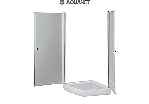 Душевой уголок Aquanet IVA NK1222 100x90 стекло прозрачное/профиль хром купить в интернет-магазине Sanbest