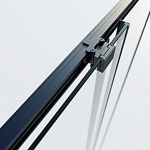 Душевой уголок Vincea Soft 2 90х90 VSS-3SO2900CLB стекло прозрачное/профиль черный купить в интернет-магазине Sanbest