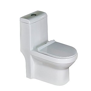 Унитаз моноблок Melana MLN-2806D/2012D белый, с крышкой микролифт, безободковый купить в интернет-магазине Sanbest