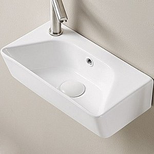 Раковина подвесная CeramaLux N 40 78578L/R белая купить в интернет-магазине Sanbest