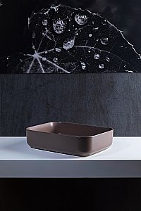 Раковина накладная Allen Brau Fantasy 50 4.11021.TP коричневая купить в интернет-магазине Sanbest