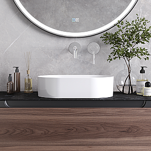 Раковина Cezares 46 CZR-6576 белая купить в интернет-магазине Sanbest